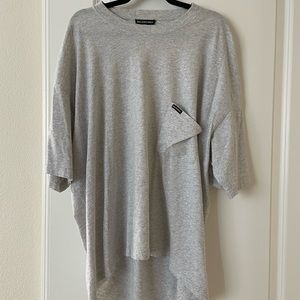 COPY - Balenciaga droopy pocket t shirt